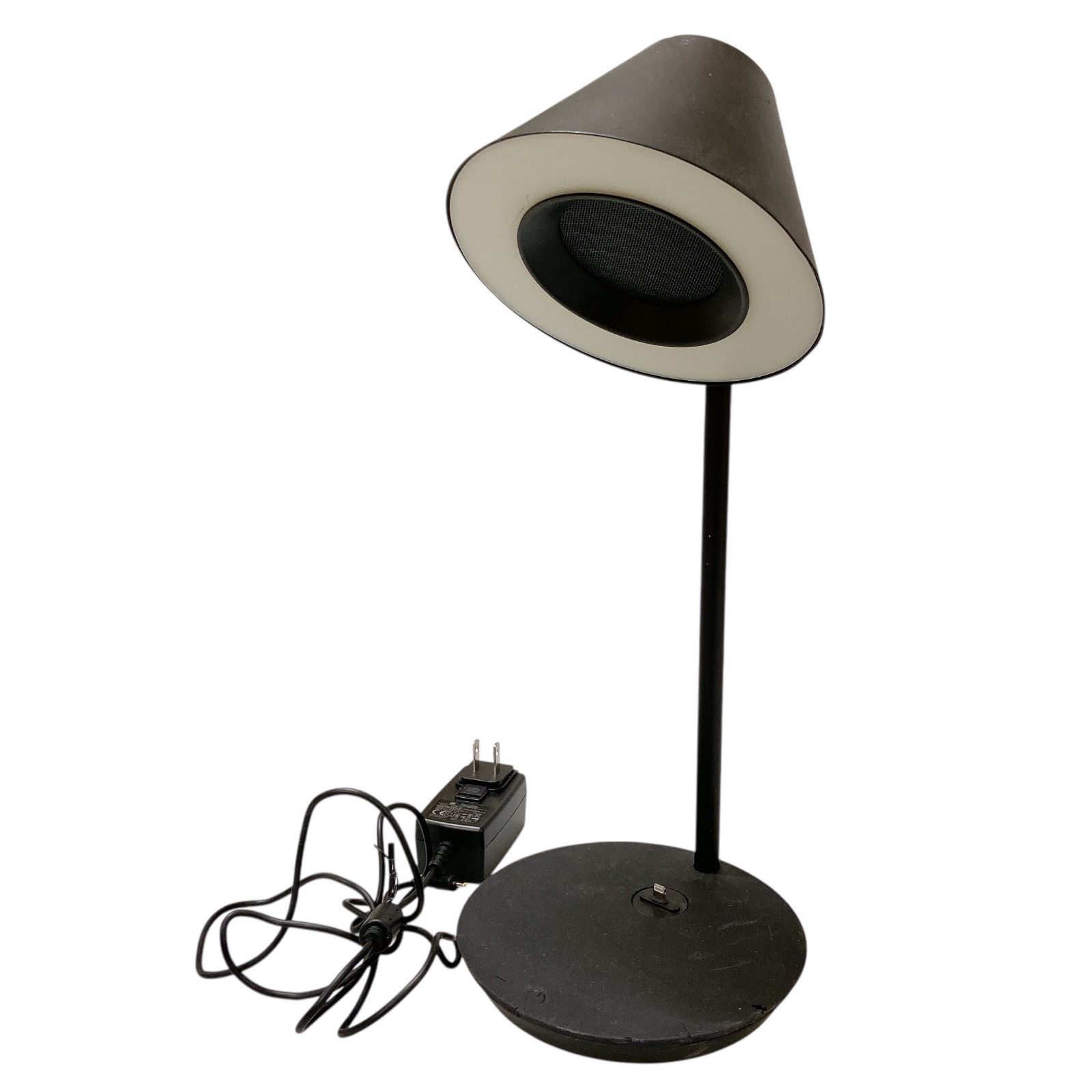 AT-222 NuAns ニュアンス CONE Lightning Dock付きスピーカーライト ブラック NA-CONE-BK