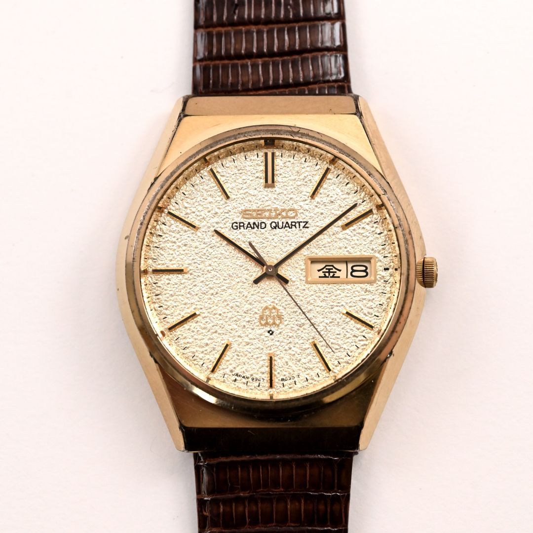 ヴィンテージ 1978 セイコーSeiko グランドクォーツ ツインクォーツ Grand Quartz Day/Date Men's Watch  Ref.9943-8020 動作品 - メルカリ