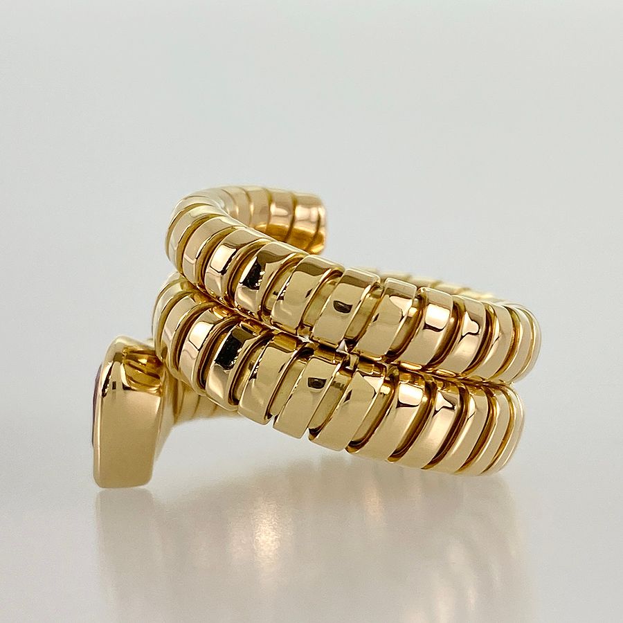 美品  BVLGARI Spiga ブルガリPT950リング 約9号 49 BVLGARI】【Spiga】【スピーガ】ブルガリ『PT950 スピガ リング