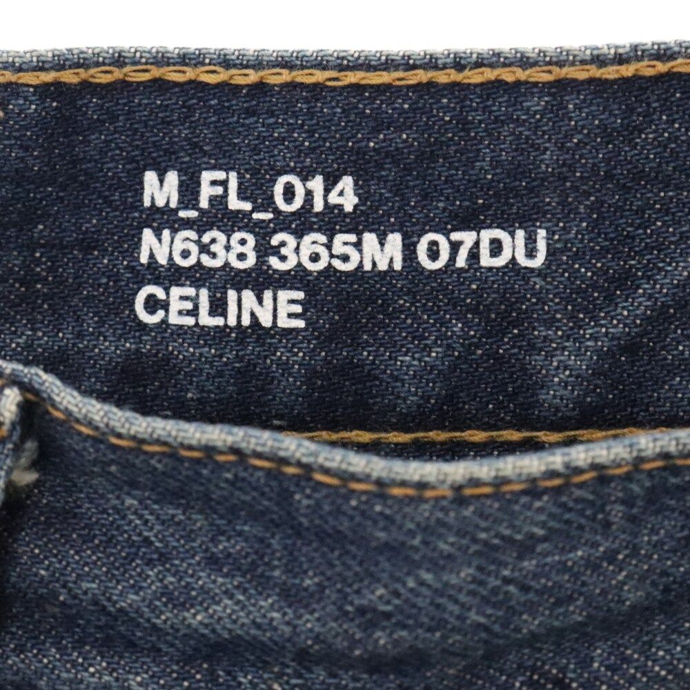 CELINE (セリーヌ) 22SS ダークユニオンウォッシュフレアサーフジーンズデニムパンツ N638 365M 07DU インディゴ