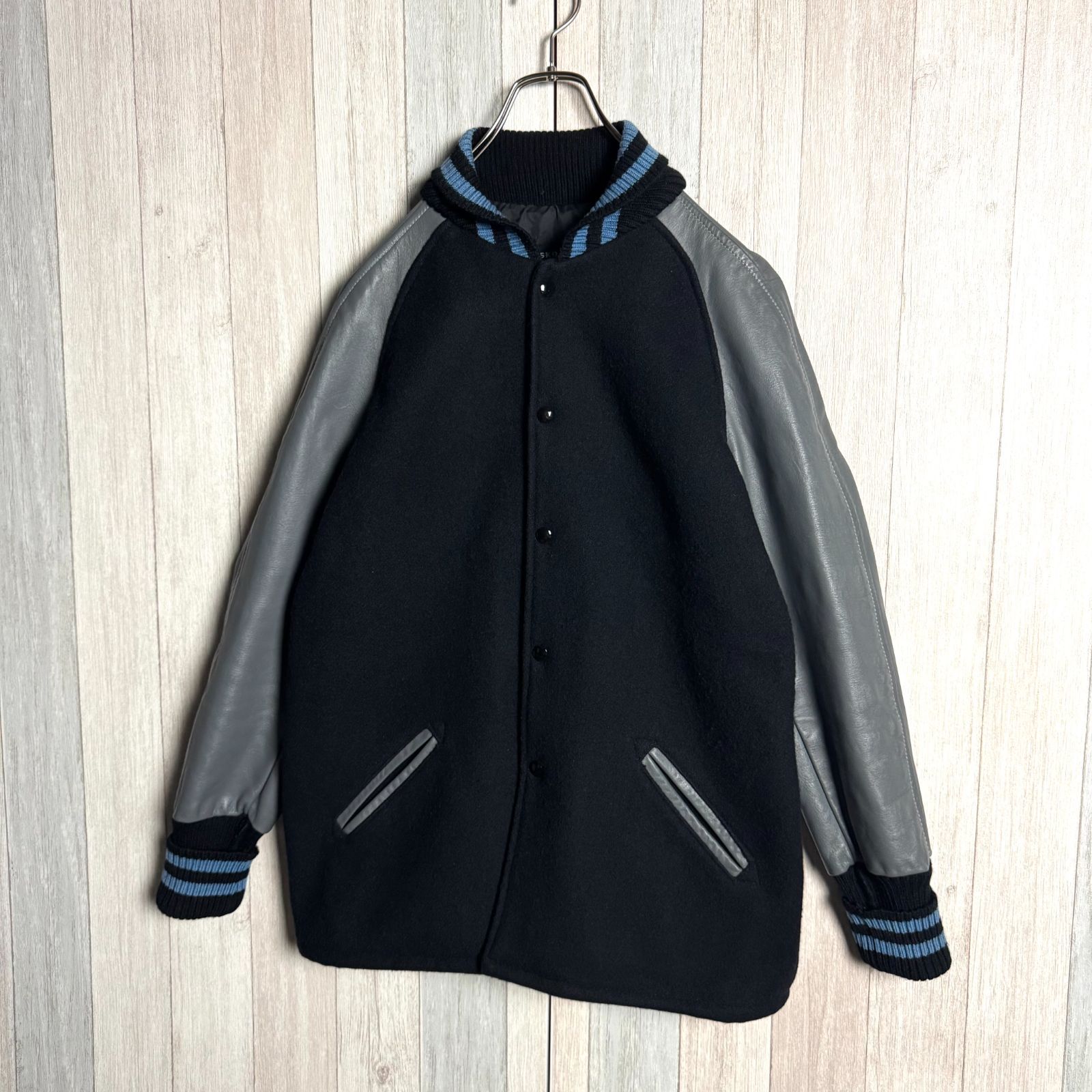 USA製 SKOOKUM スクーカム ファラオジャケット 袖レザー スタジャン