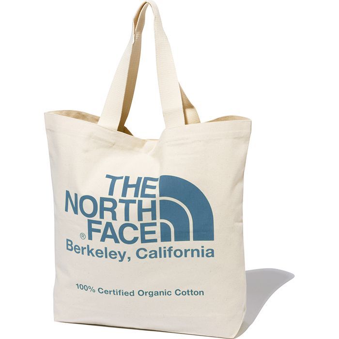 THE NORTH FACE　ノースフェイス　オーガニックコットントート　Organic Cotton Tote　トートバッグ　ブルー