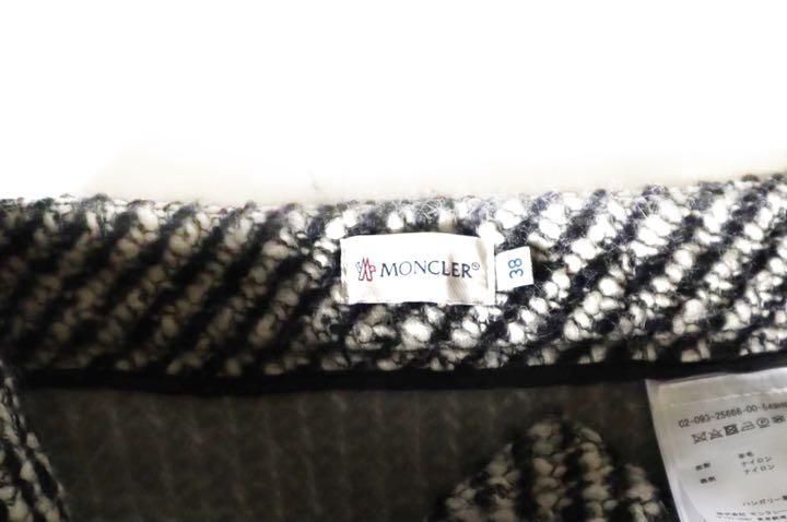 MONCLER モンクレール スカート GONNA 編みこみ 羊毛 38サイズ