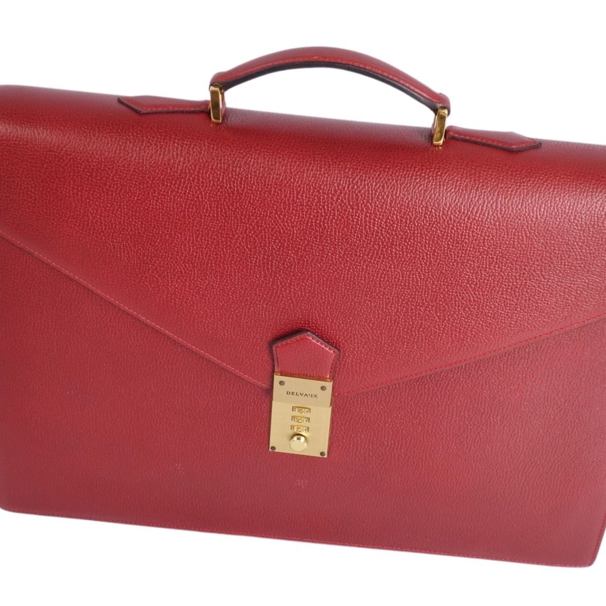 良品 デルヴォー 大容量 A4 ビジネスバッグ ブリーフケース オールレザー 美品 デルボー DELVAUX バッグ ブリーフケース ビジネスバッグ
