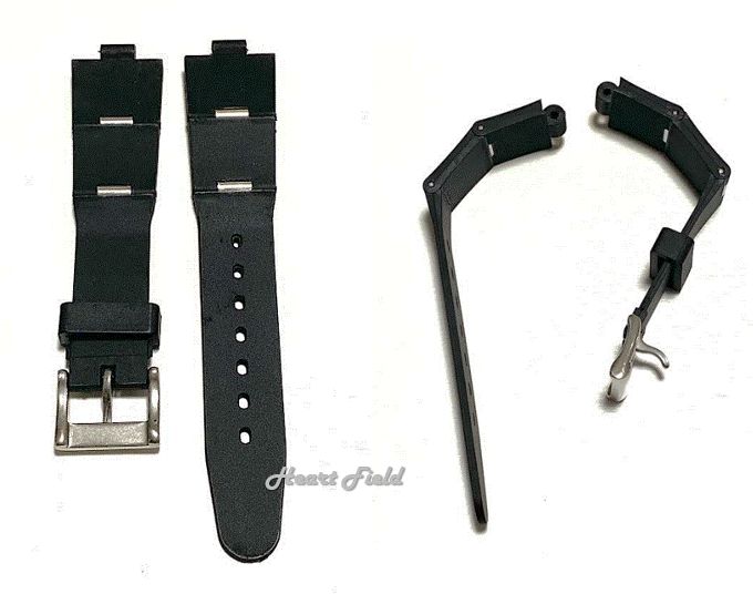 未使用 ブルガリ ディアゴノ レザー 時計ベルト ストラップ バックル ディアゴノ用 ラバーベルト ブラック 22mm ブルガリ 互換 腕時計
