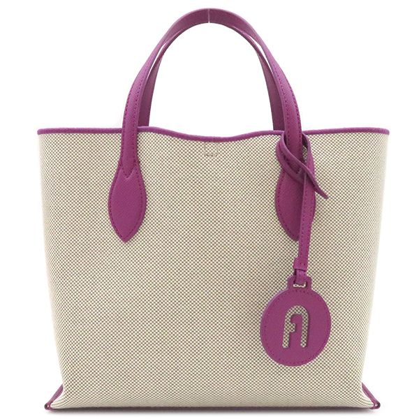 フルラ FURLA ハンドバッグ キャンバストート キャンバス レザー 