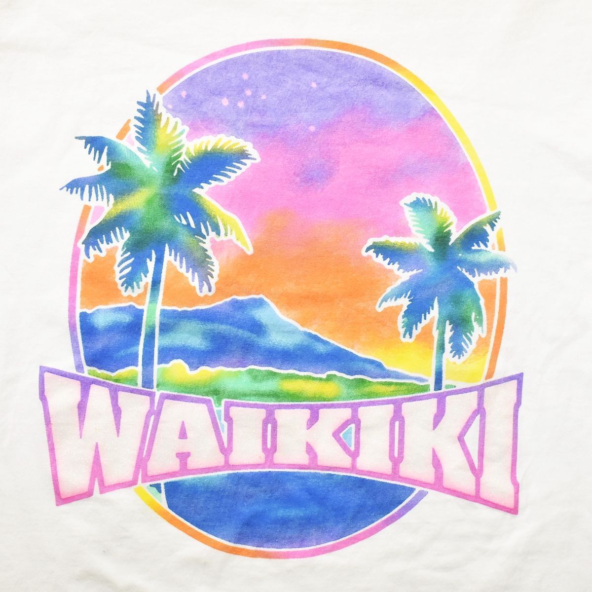 古着 ビンテージ USA製 ハワイ ワイキキ Hawaii WAIKIKI 半袖