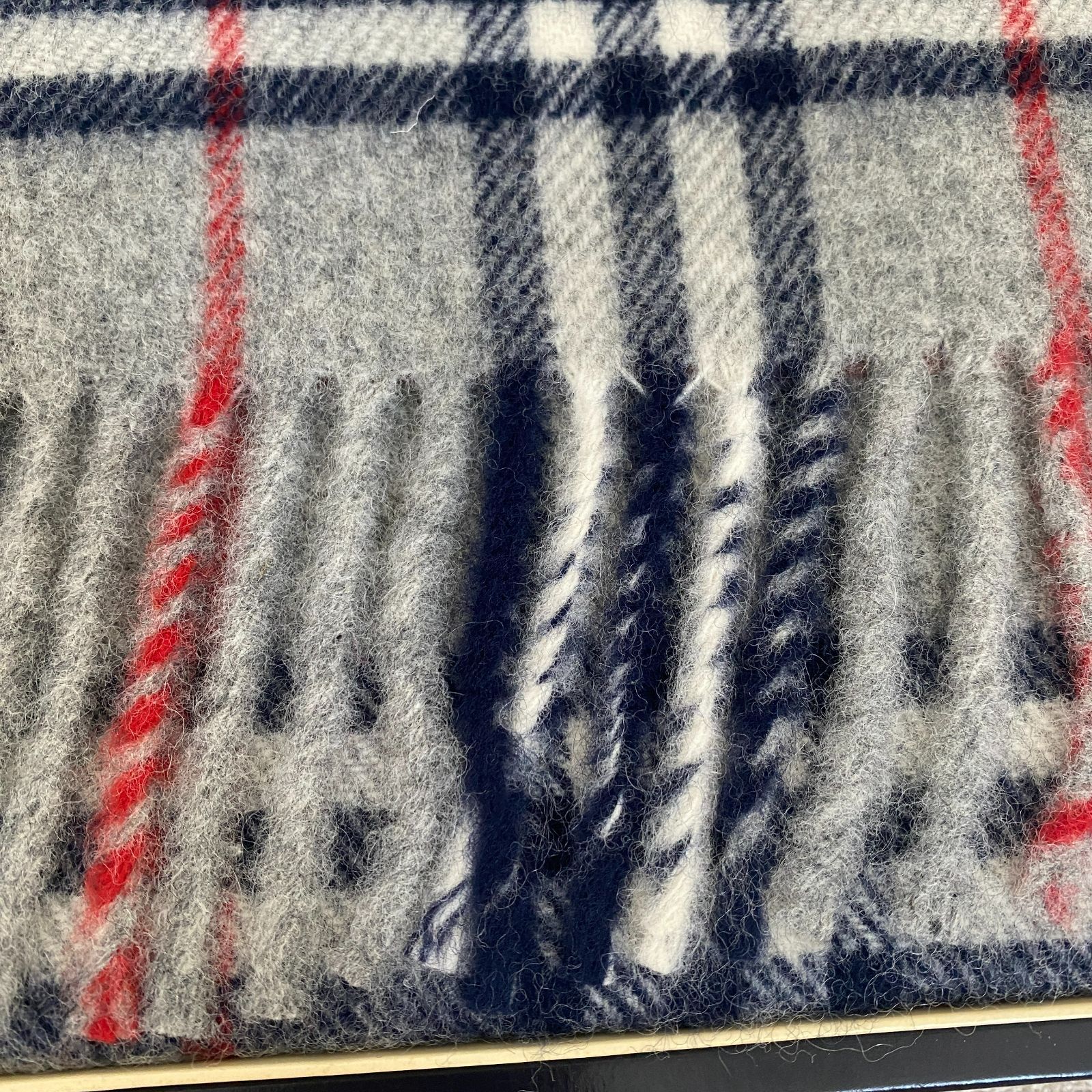 B-169 ♥品 BURBERRYS|バーバリー ひざ掛け ウール100％ BB001 FGC5005581 グレー 65×120 WWW_KANDAIZUMI_COM