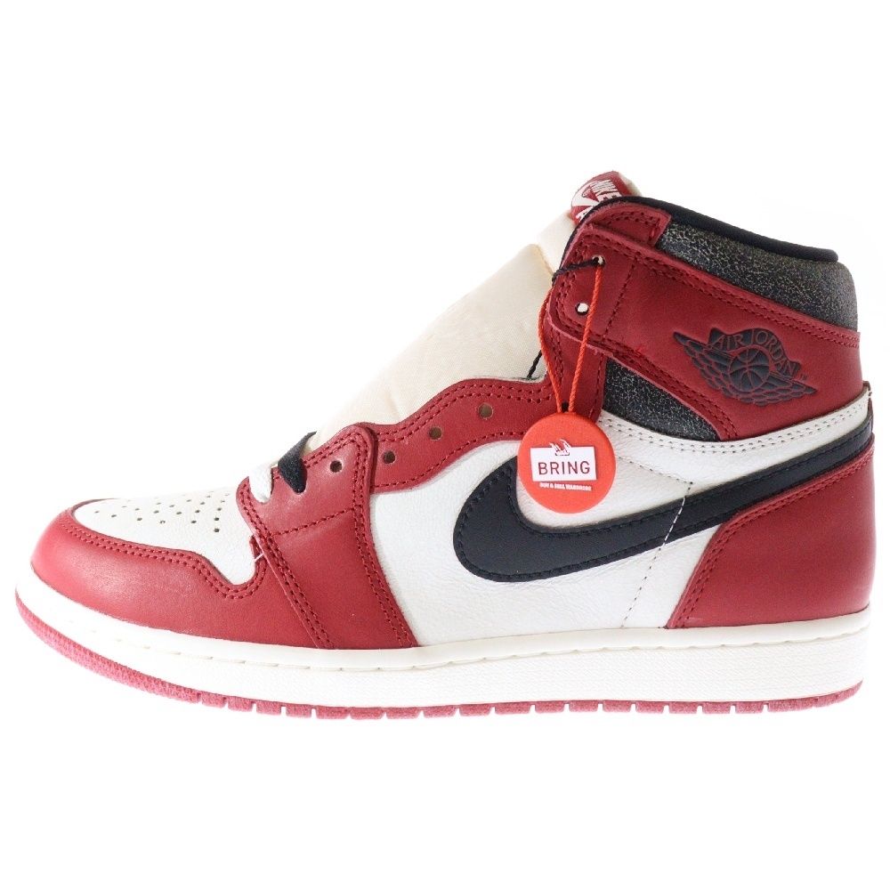 NIKE ナイキ AIR JORDAN 1 RETRO HIGH OG CHICAGO LOST - FOUND エア ジョーダン シカゴ ロスト ファウンド ハイカットスニーカー レッド|ホワイト DZ5485-612 US10|28cm
