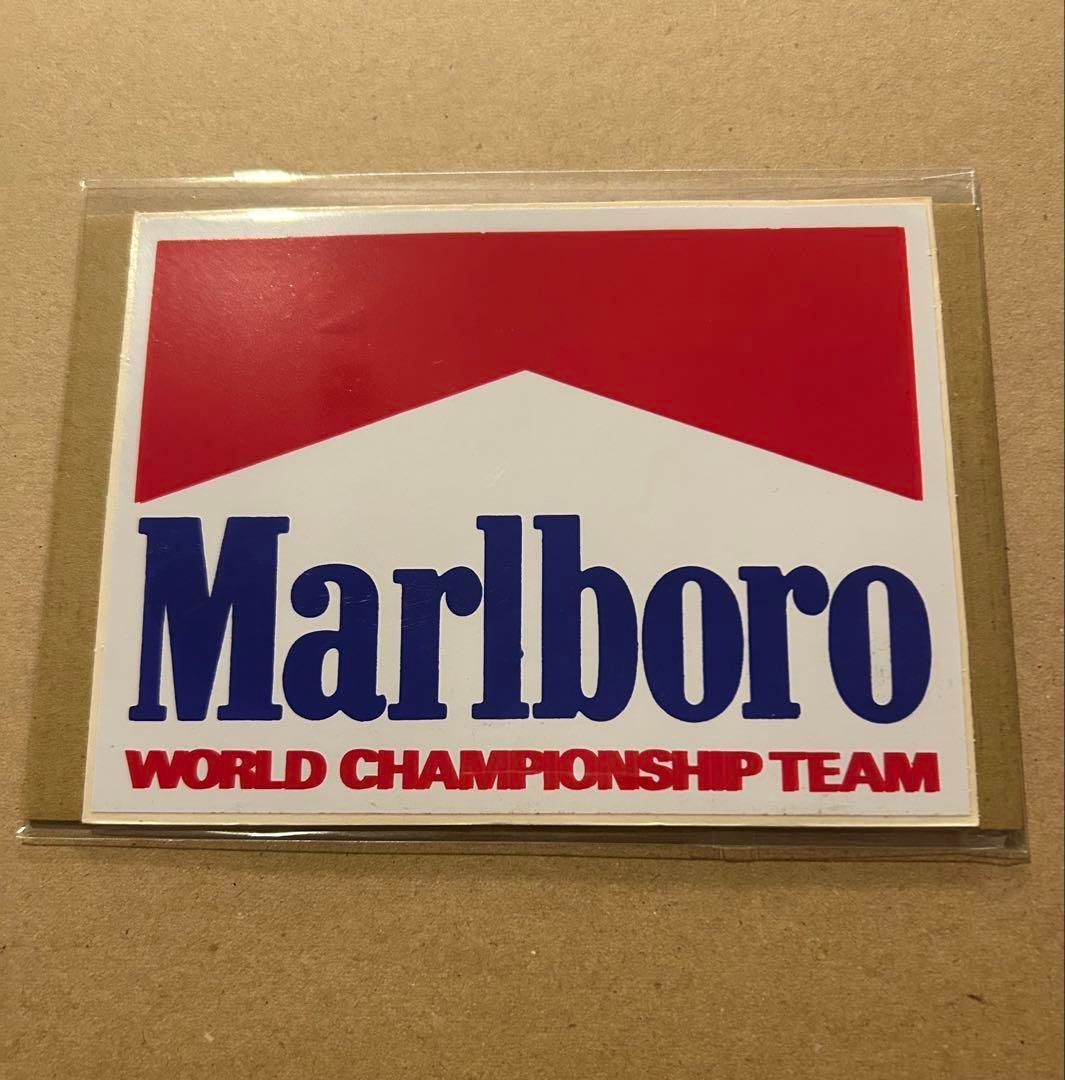 Marlboro マルボロ ステッカー ブルーA× - メルカリ