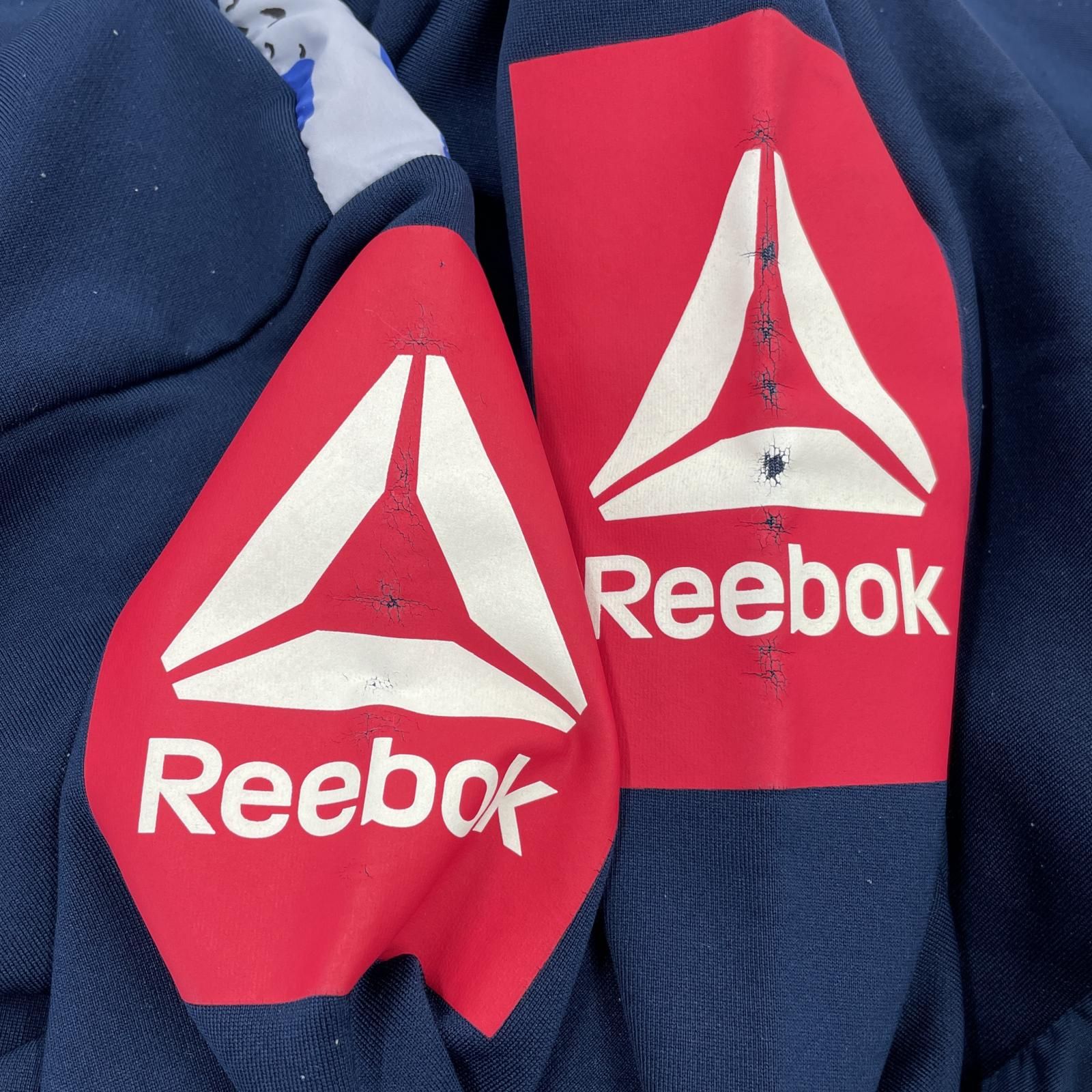 Reebok リーボック トレーニングウェアセットアップ sizeXO/ネイビー メンズ