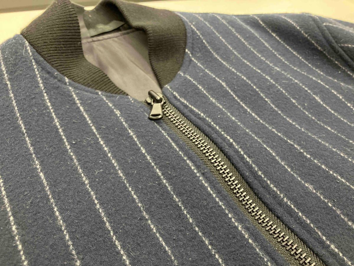 N.Hoolywood / エヌハリウッド 252-BL03 peg MA-1 ストライプ ウール