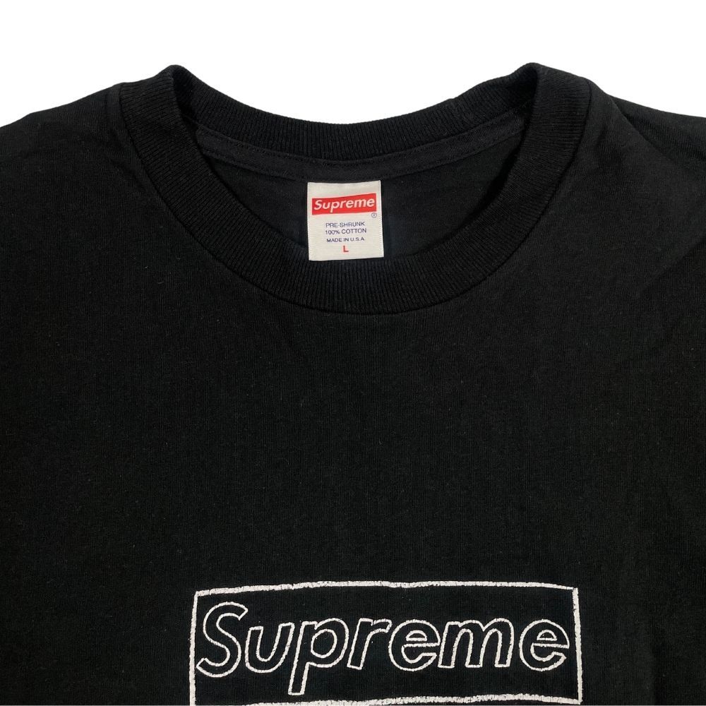 SUPREME シュプリーム KAWS Chalk BOX Logo Tee カウズ チョーク ...