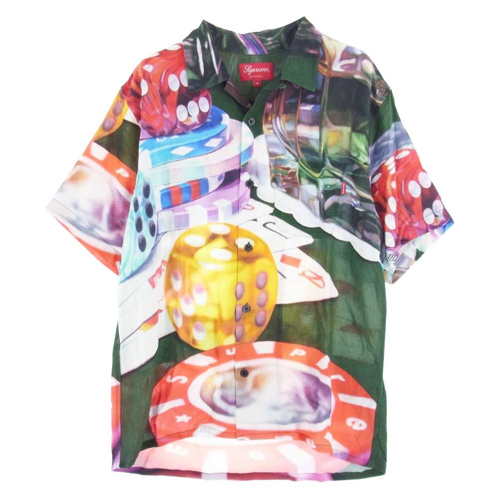 Supreme シュプリーム 半袖シャツ 18AW Casino Rayon Shirt カジノ レーヨン 半袖 シャツ S【中古】 - メルカリ