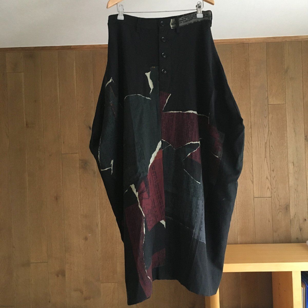 極美品 2022年 Y's ワイズ ヨウジヤマモト 辞書 ロング スカート3 YE