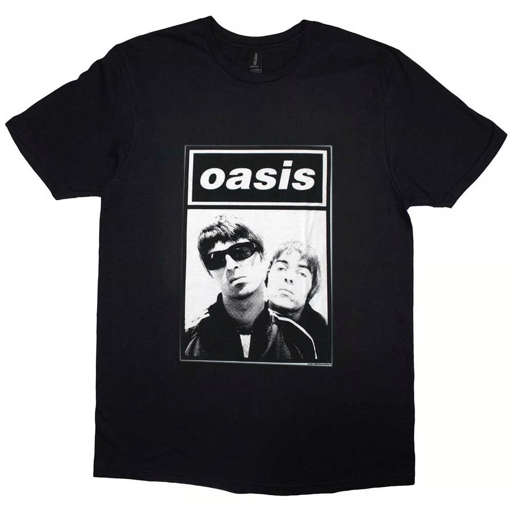 公式新品】OASIS - NOEL & LIAM BOXED PHOTO BLACK オアシスT
