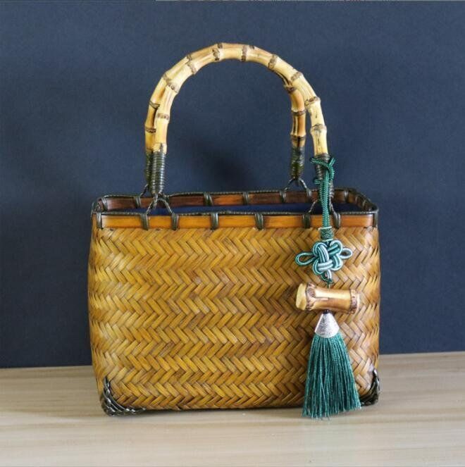 手作り 竹工芸品 竹 籠 竹細工 竹 バスケット 竹かごのある暮らし 三行