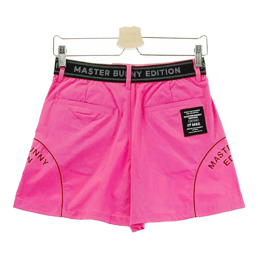 サイズ 0 MASTER BUNNY EDITION マスターバニーエディション モデル ストレッチショートパンツ ピンク系 240101230884 ゴルフウェア レディース ストスト