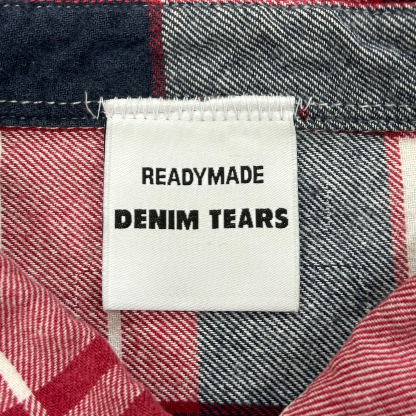 定価157300円 READYMADE × DENIM TEARS Cotton Wreath Check L/S 定価157300円 READYMADE × DENIM TEARS Cotton Wreath Check L/S