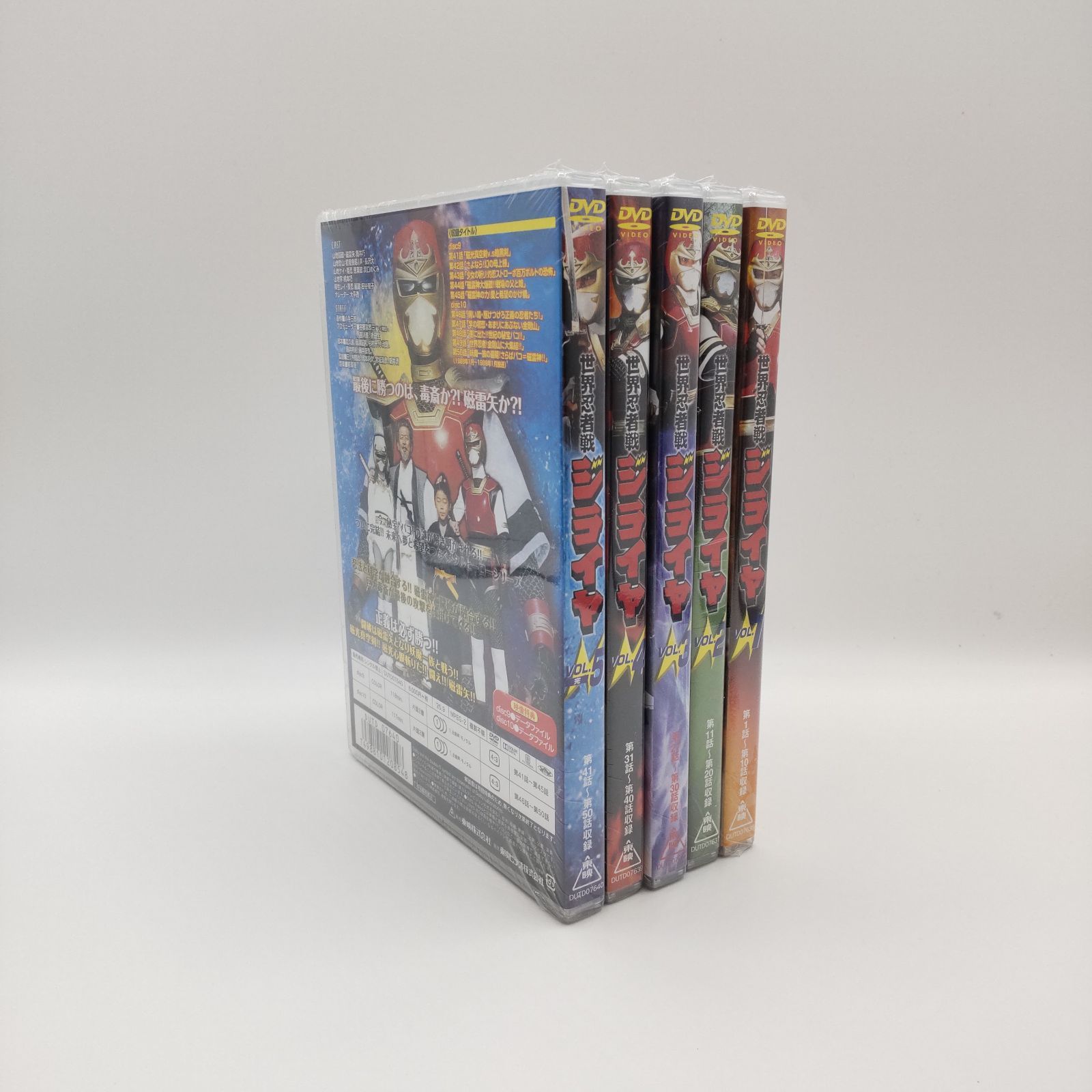 世界忍者戦ジライヤ VOL.1～5 DVD 全巻セット - アニメBlu-ray秋葉原