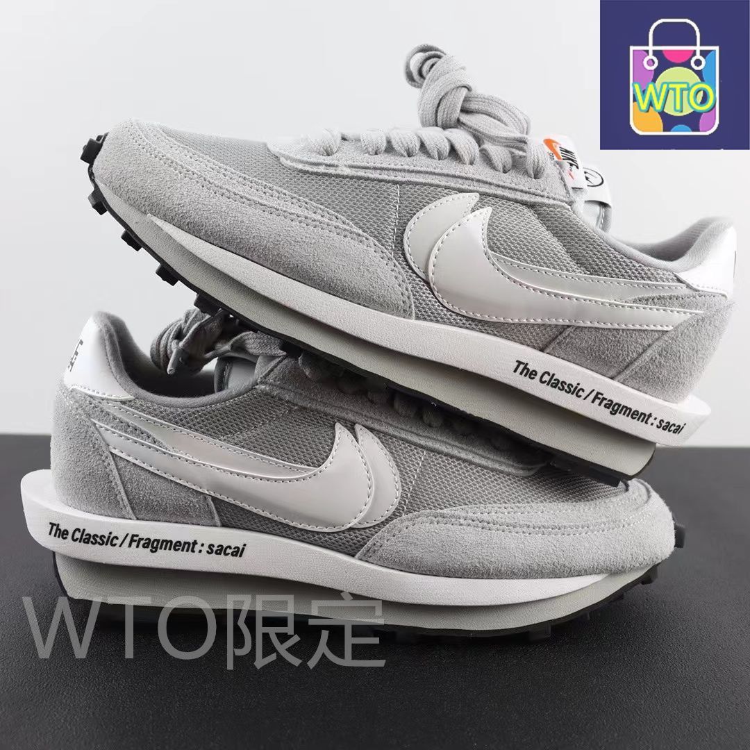 GonGon　ナイキ LD ワッフル SF サカイ フラグメント グレー NIKE公式】LDワッフル x sacai x Fragment 'Light Smoke Grey