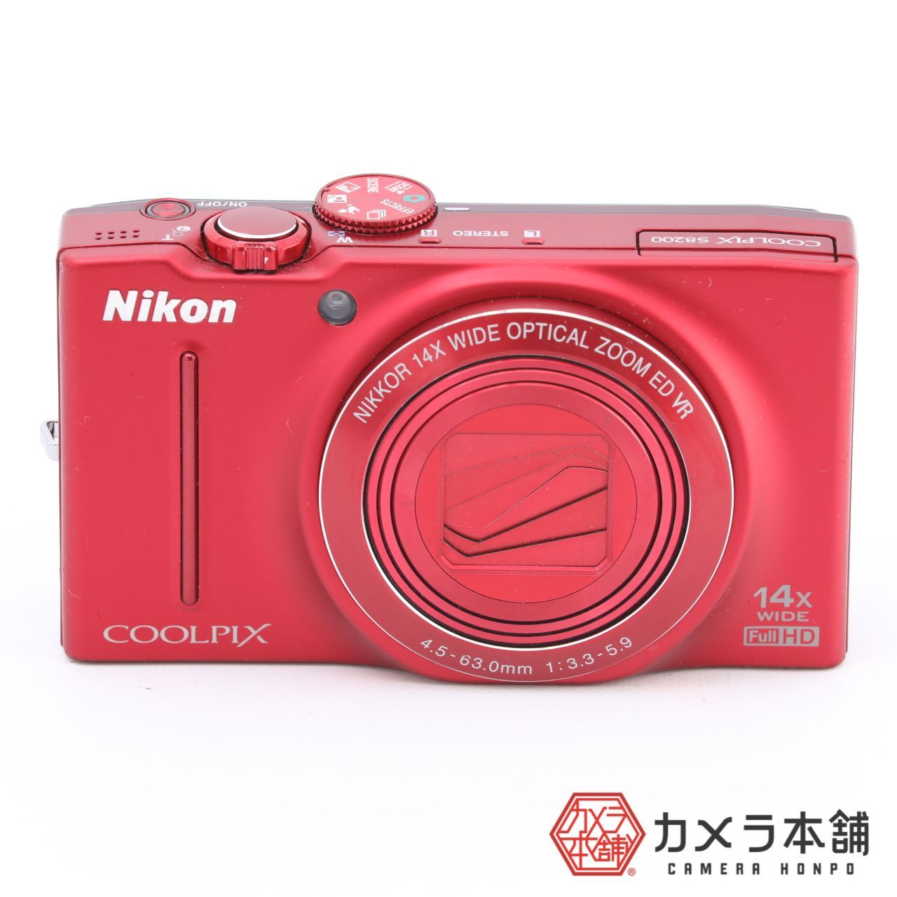 Nikon デジタルカメラ COOLPIX S8200 S8200RD カメラ本舗｜Camera honpo メルカリ
