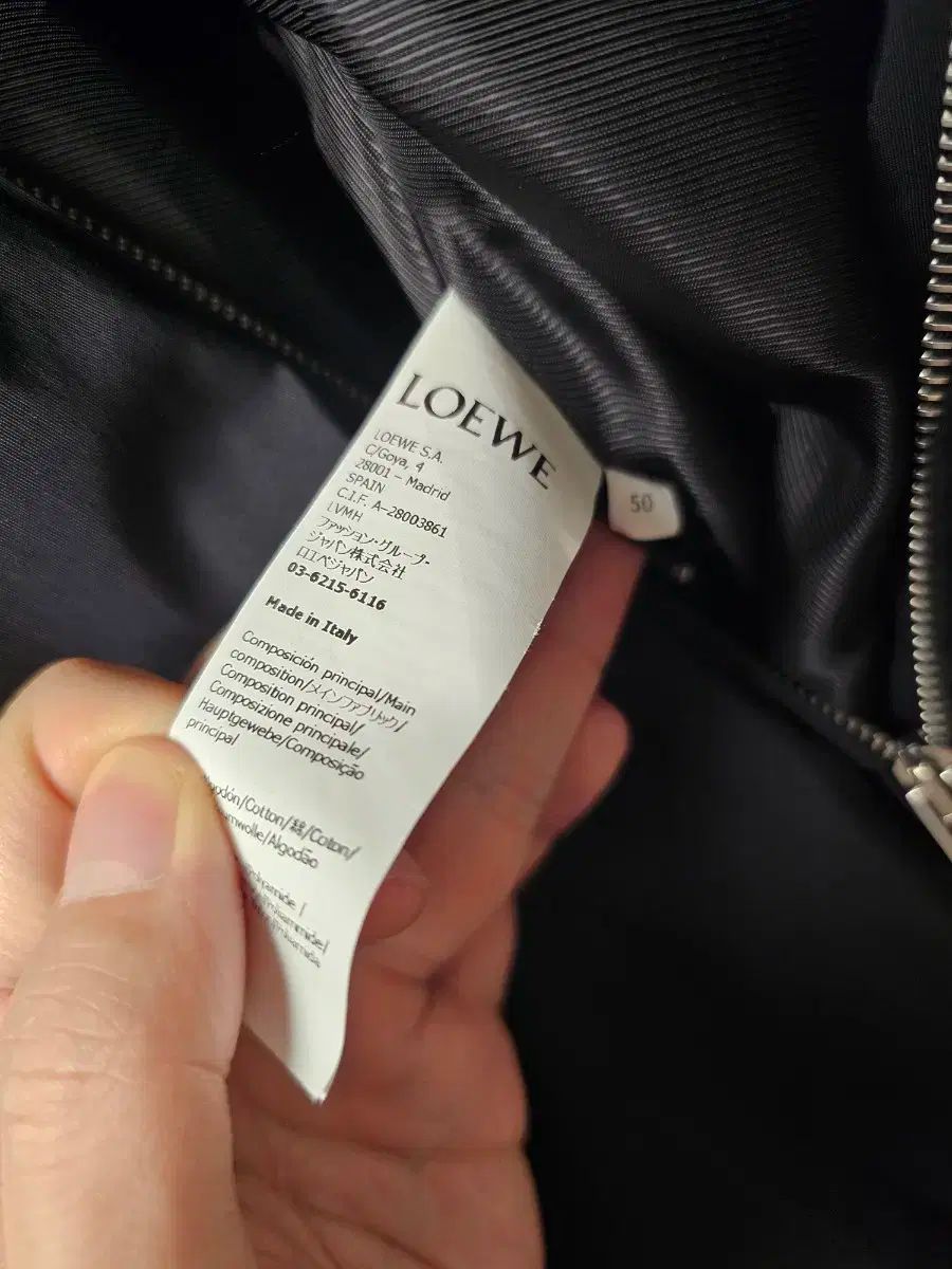 ☆LOEWE テクニカルコットンブレンドダウンジャケット org.jpg