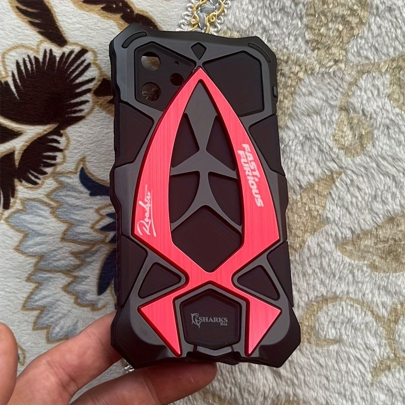 iPhone 16/15/14/13 Pro Max/12/XS/11/8 Plus/XR/SE3/SE2/Mini/7対応 カモフラージュ アルミニウム合金ケース - 耐衝撃・耐傷性保護フレーム