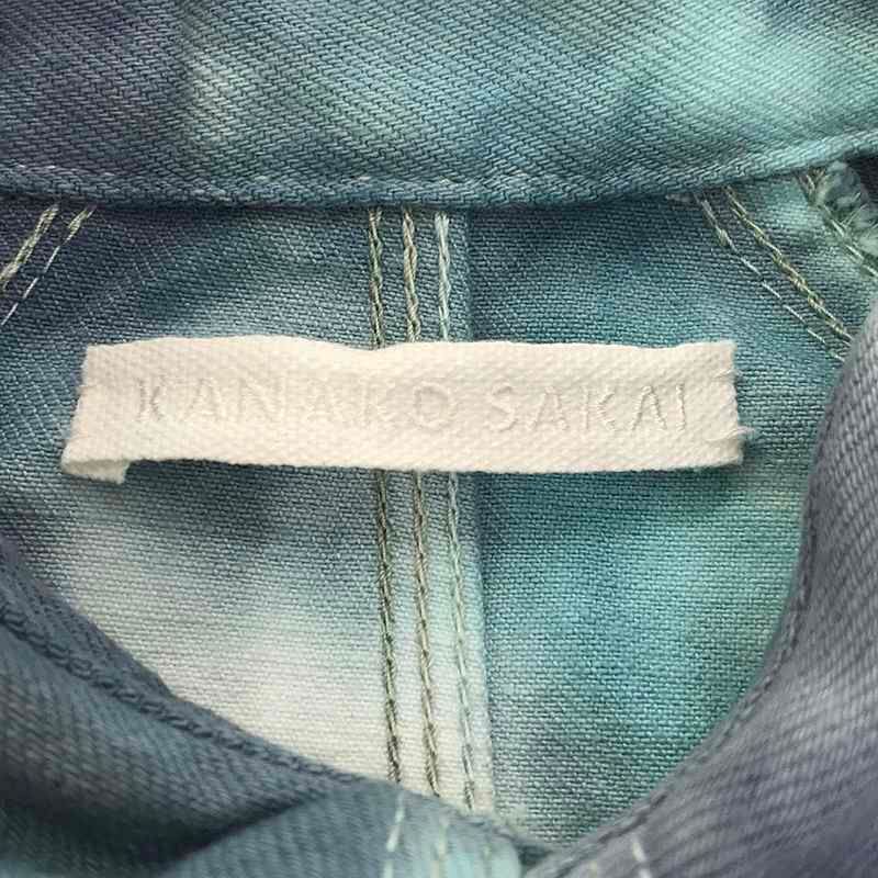 【新品】  KANAKO SAKAI / カナコサカイ | TIE DIE DENIM SHIRT タイダイ デニムシャツ | 36 | マルチカラー | レディース 新品】 KANAKO SAKAI / カナコサカイ | TIE DIE DENIM SHIRT タイダイ
