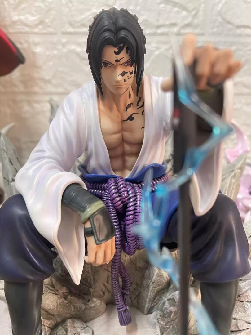 ナルト うちはサスケ ガレージキット 塗装済み完成品 フィギュア