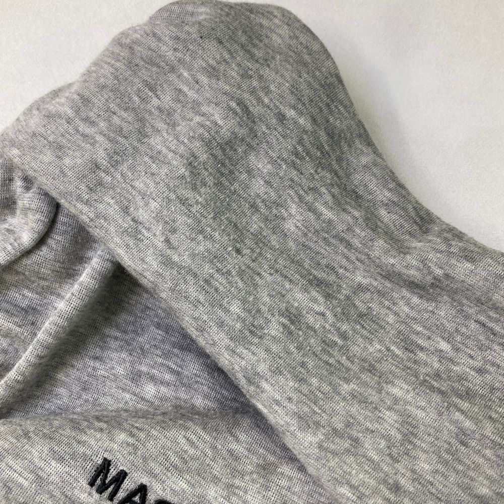 マスターバニーエディション ゴルフ タートルネック ニット 5 グレー ロゴ サイズ：6 MASTER BUNNY EDITION マスターバニーエディション