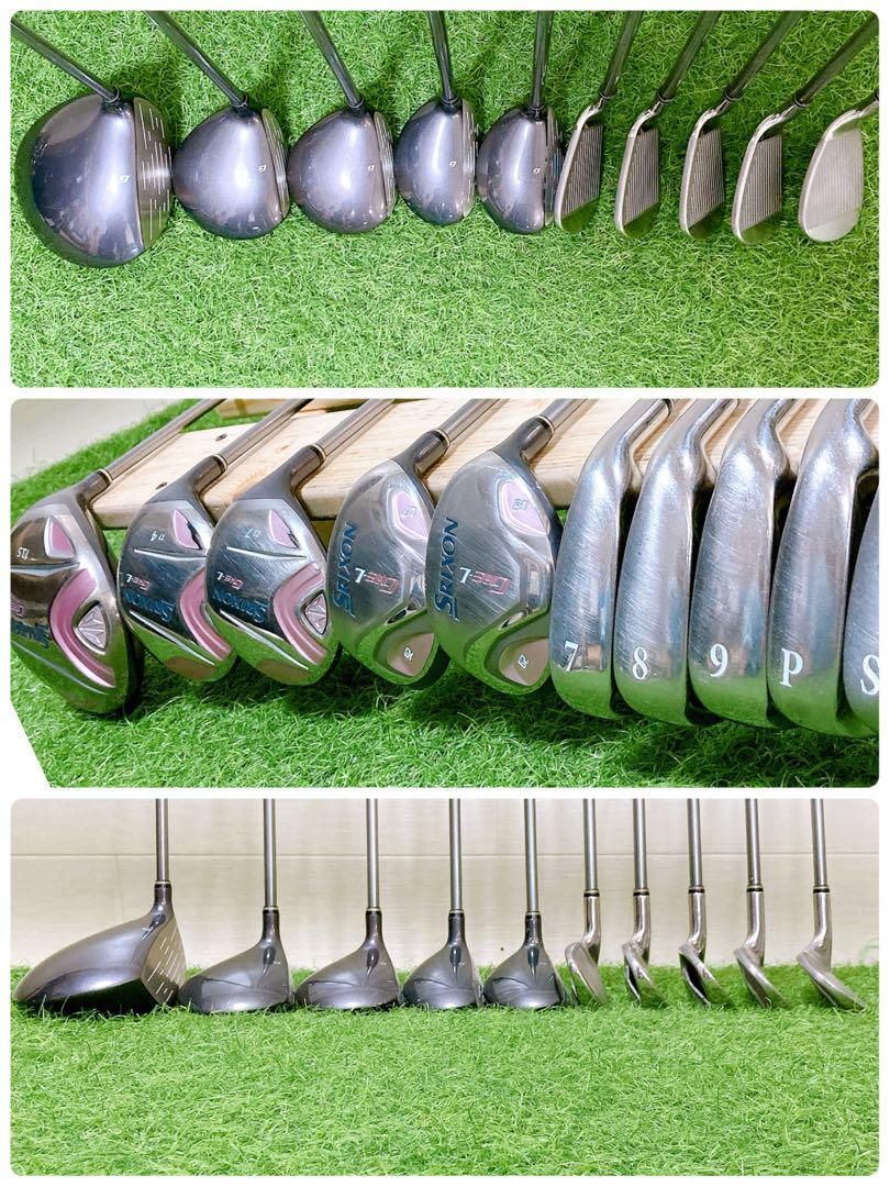 バックなし　スリクソン　初心者オススメ　レディースセット　ゴルフクラブ バックなし スリクソン 初心者オススメ レディースセット ゴルフ