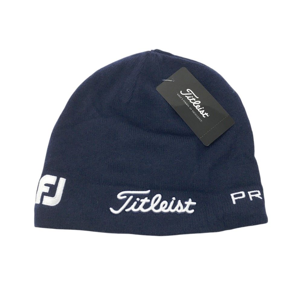TITLEIST タイトリスト  ニット帽  ネイビー系 フリー(57-59cm) [240101362614] ゴルフウェア ストスト