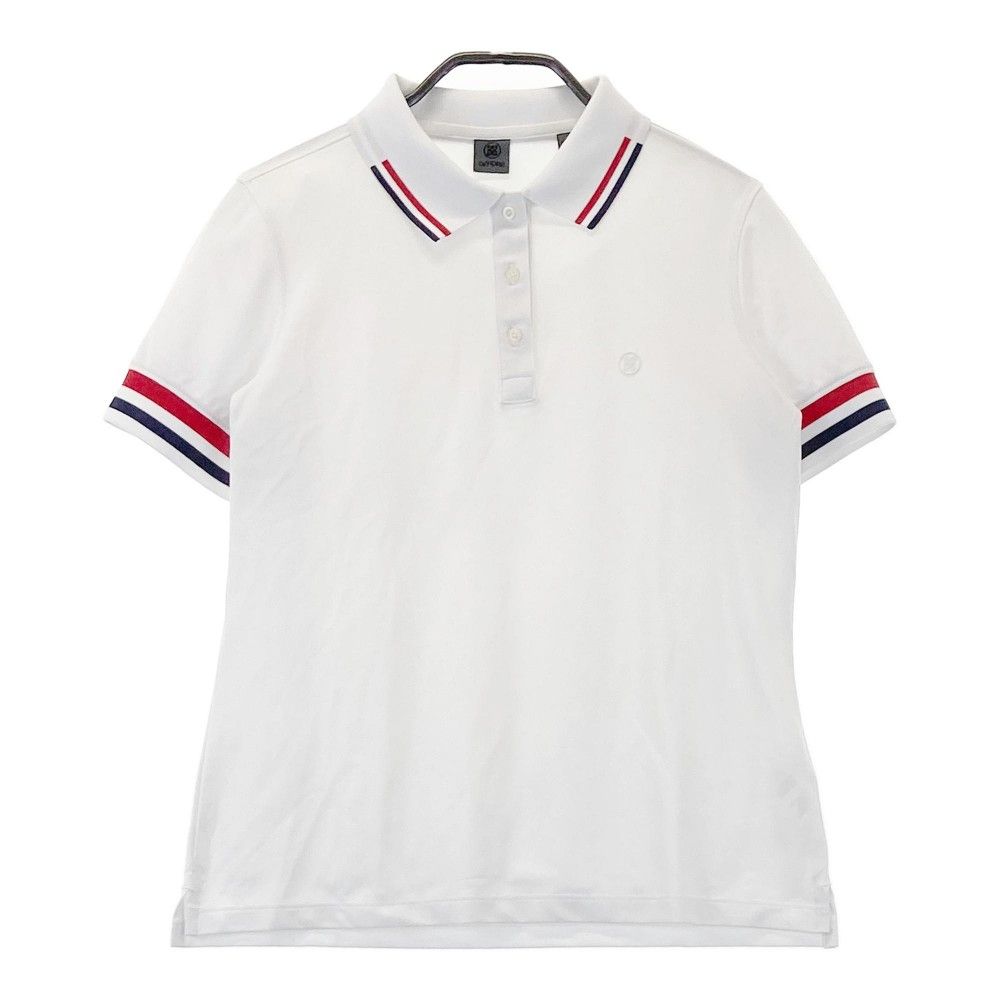 ゴルフ G/FORE レディース 半袖 トップス シャツ ポロシャツ（ホワイト