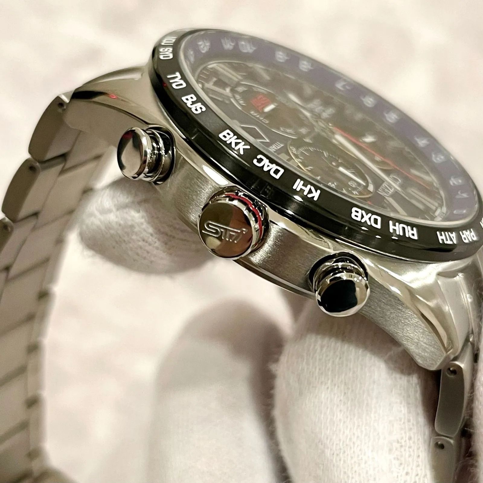 ∞SUBARU×CITIZEN STI SPORTS CHRONOGRAPH 2025 STSG24100010 チタン