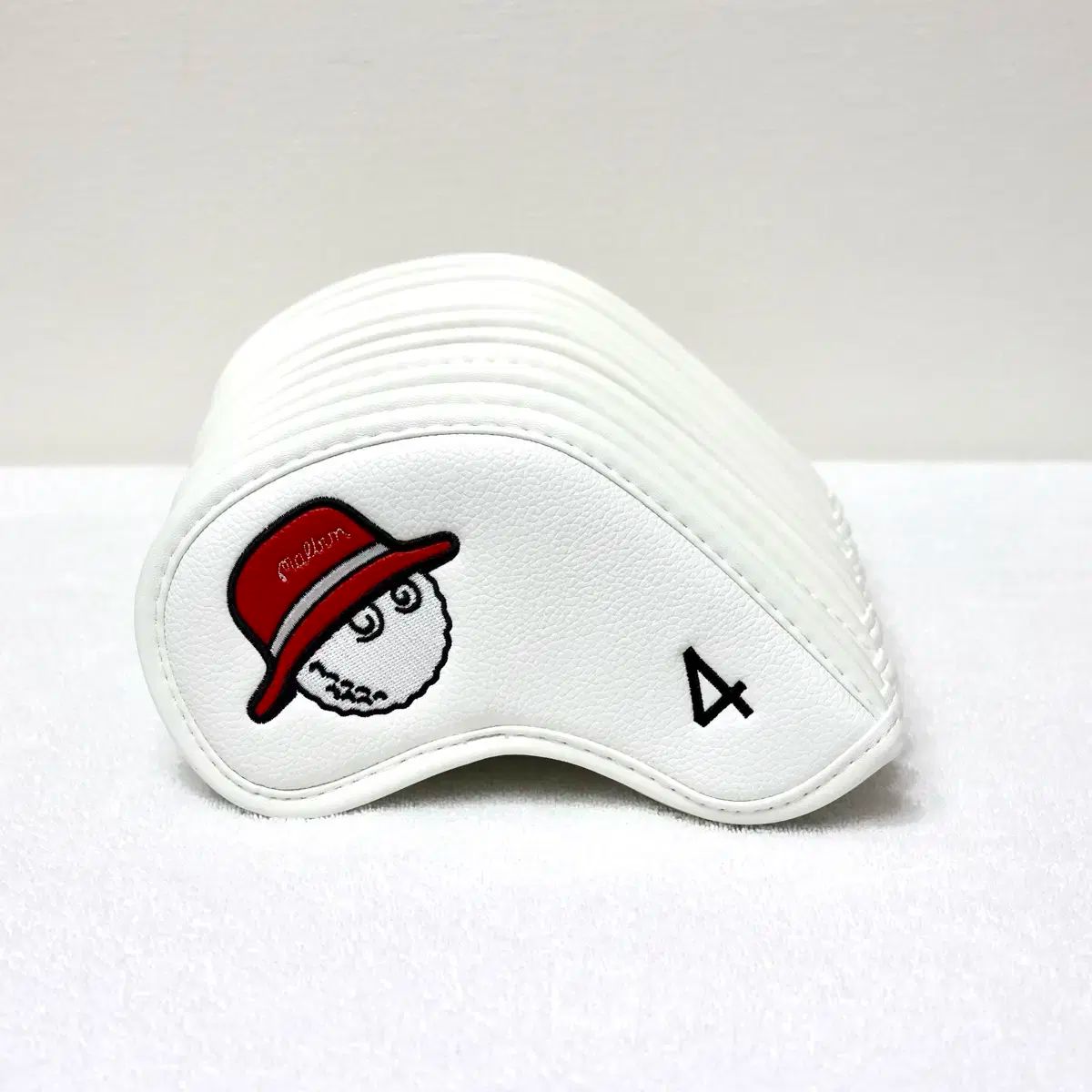 MALBON GOLF マルボンゴルフ ゴルフ アイアン カバー 10p セット ホワイト
