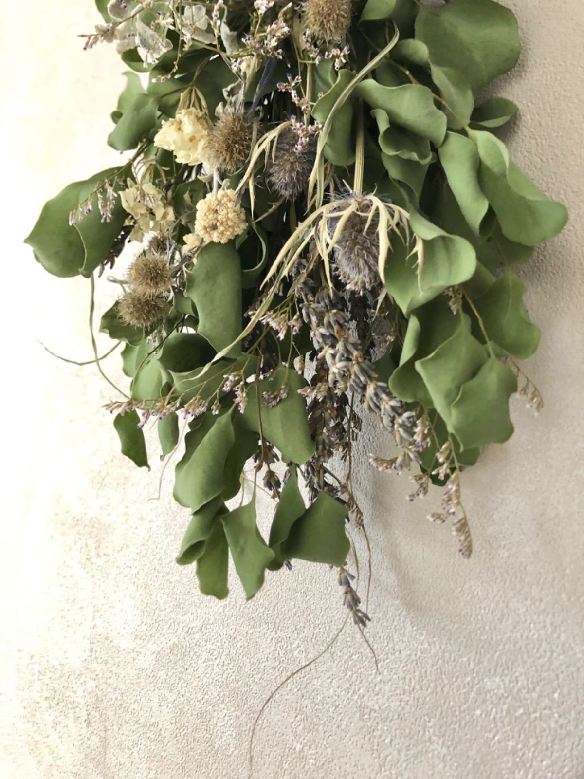 3.ポポラスフェアリースワッグ mii*様 ユーカリポポラス とホワイト