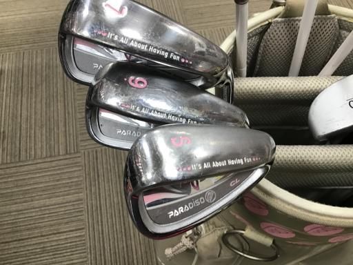 7本セット】パラディーゾ Paradiso レディース ゴルフクラブ L 良品