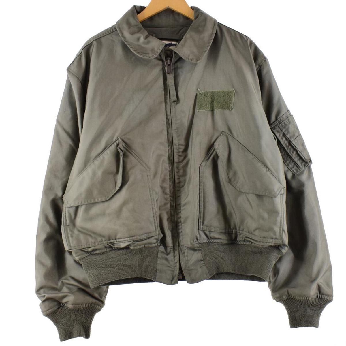 U.S. AIR FORCE フライトジャケット Mサイズ USA製 ALPHA INDUSTRIES CWU-45/P MIL-J-23230A フライト