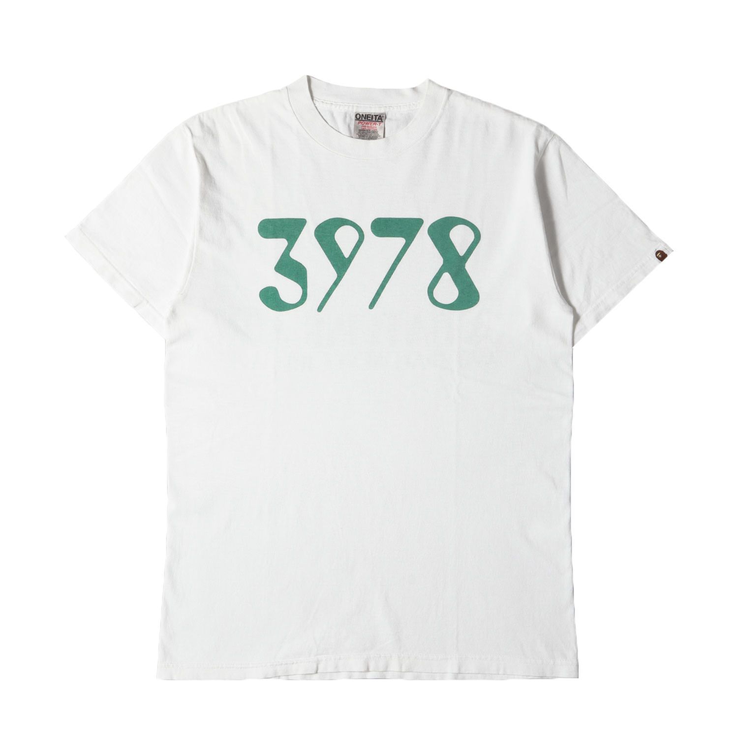 A BATHING APE ア ベイシング エイプ Tシャツ サイズ:M 90s 初期モデル 200枚限定 猿の惑星 3978年 クルーネックTシャツ (ONEITAボディ) ホワイト 白 トップス カットソー 半袖【メンズ】