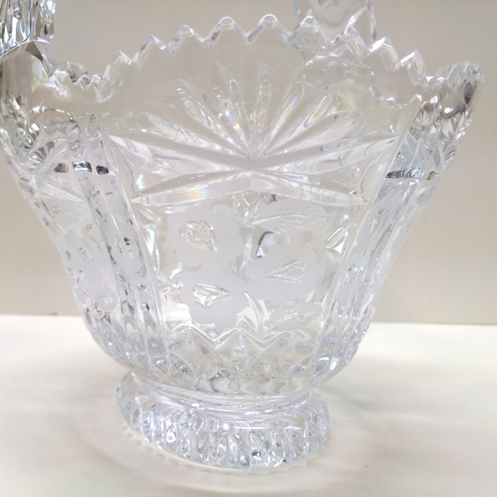 POLONIA ポロニア 花瓶 花器 クリスタルガラス