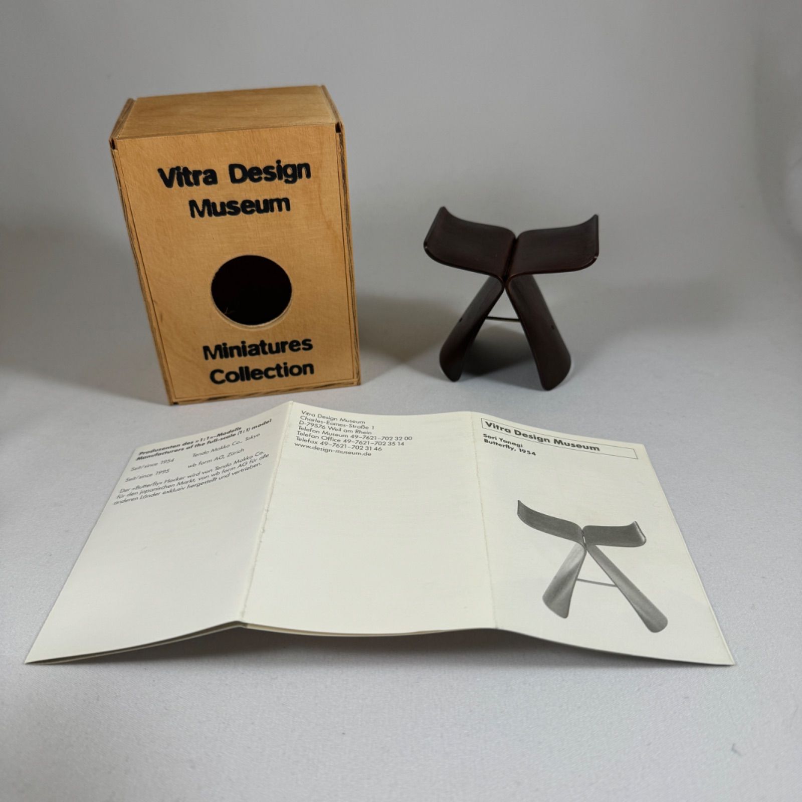 Vitraミニチュアシリーズ◇柳宗理 バタフライチェア◇箱あり