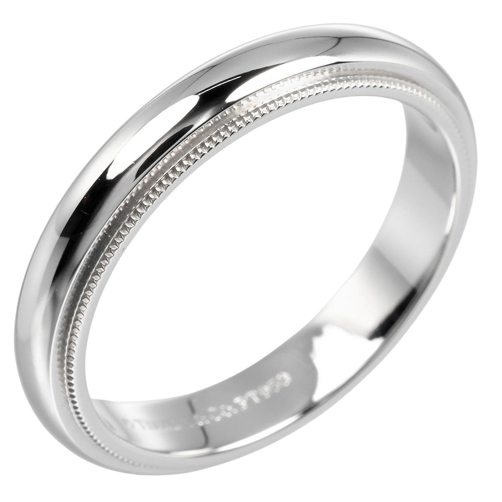 ティファニー　プラチナ結婚指輪　メンズ16号　刻印あり 新品未使用品)ティファニー 男性用 プラチナ 結婚指輪 あおい