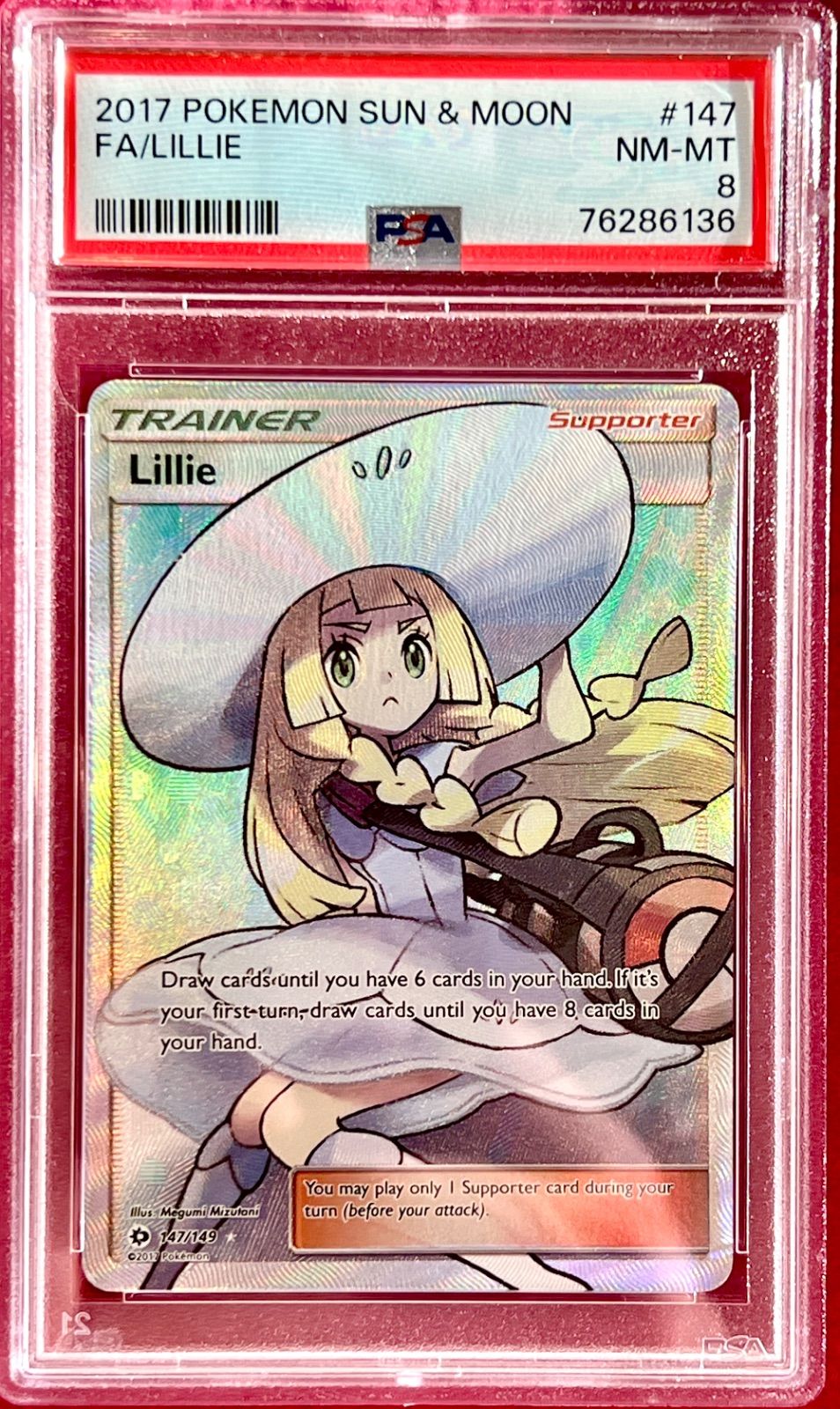 リーリエ SR 帽子　PSA9 ポケモンカード 帽子リーリエ SR PSA9 リーリエ(帽子リーリエ)SRの最新