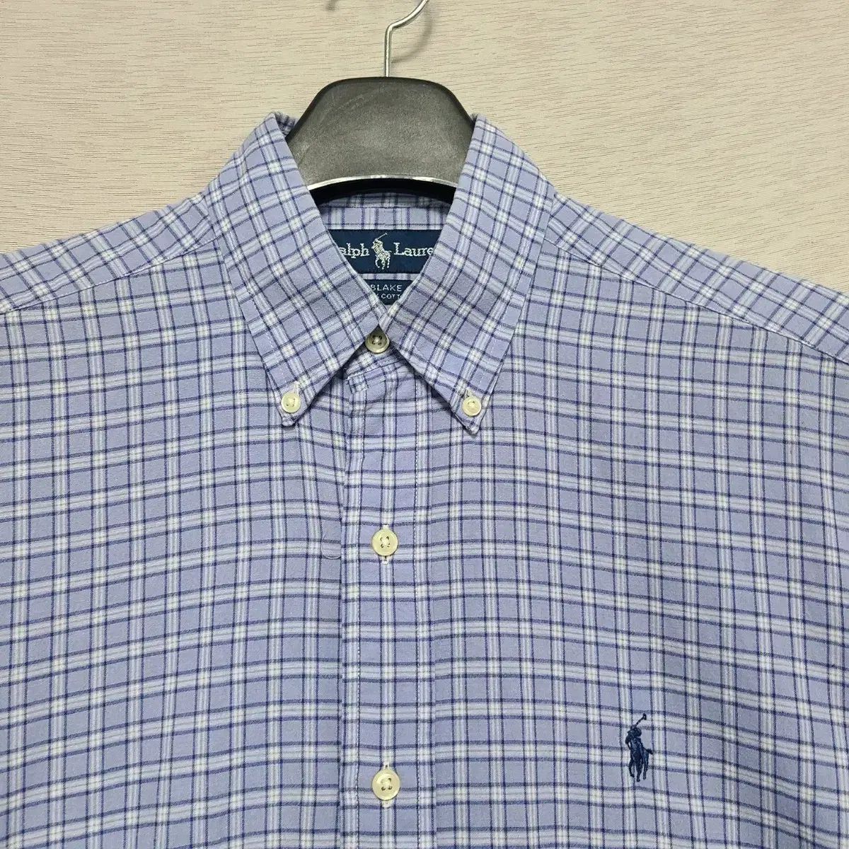 オリジナルハングルテーク ポロ チェックショートスリーブ メンズ 105 ― 0905 別注 ワンポイント刺繍チェックショートスリーブシャツ限定展開