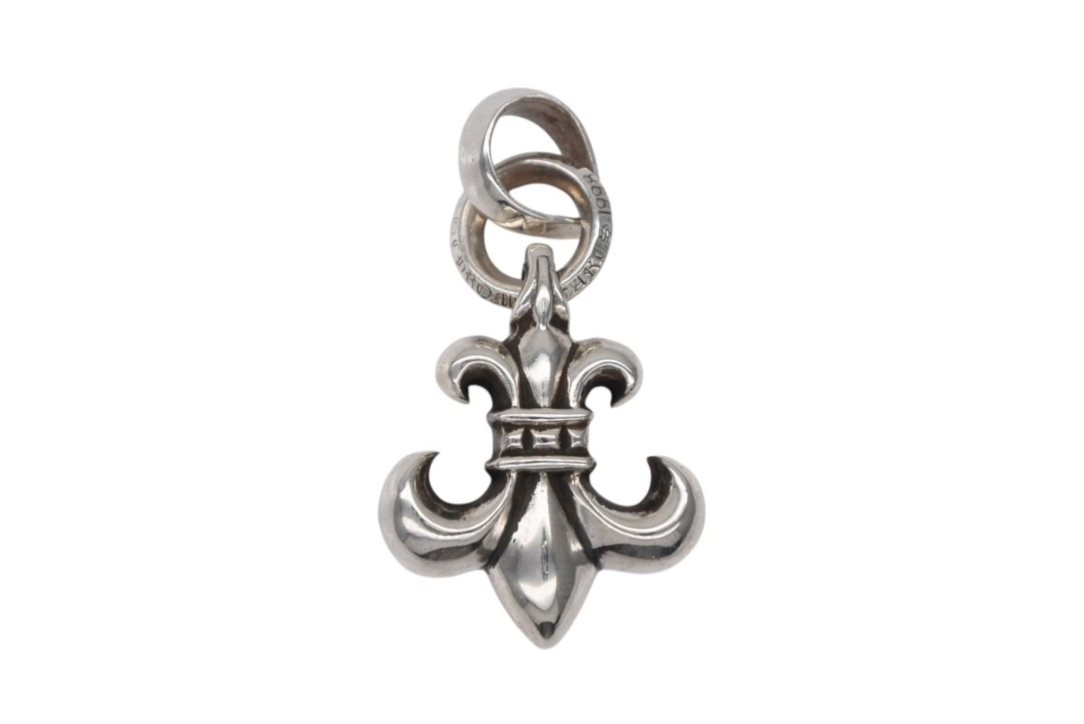 CHROME HEARTS クロムハーツ BS FLUER W BALE BSフ Wベイル チャーム ペンダントトップ 重量約27.2g 4b007675