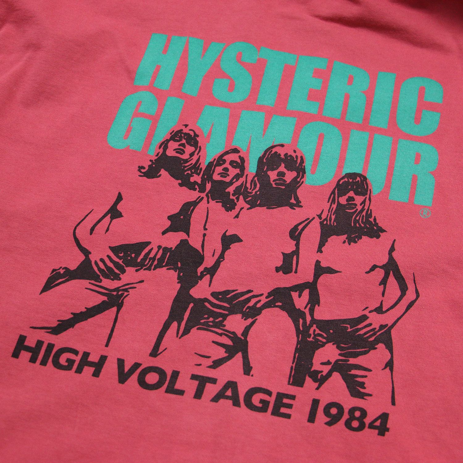 HYSTERIC GLAMOUR ヒステリックグラマー パーカー レッド サイズ:FREE