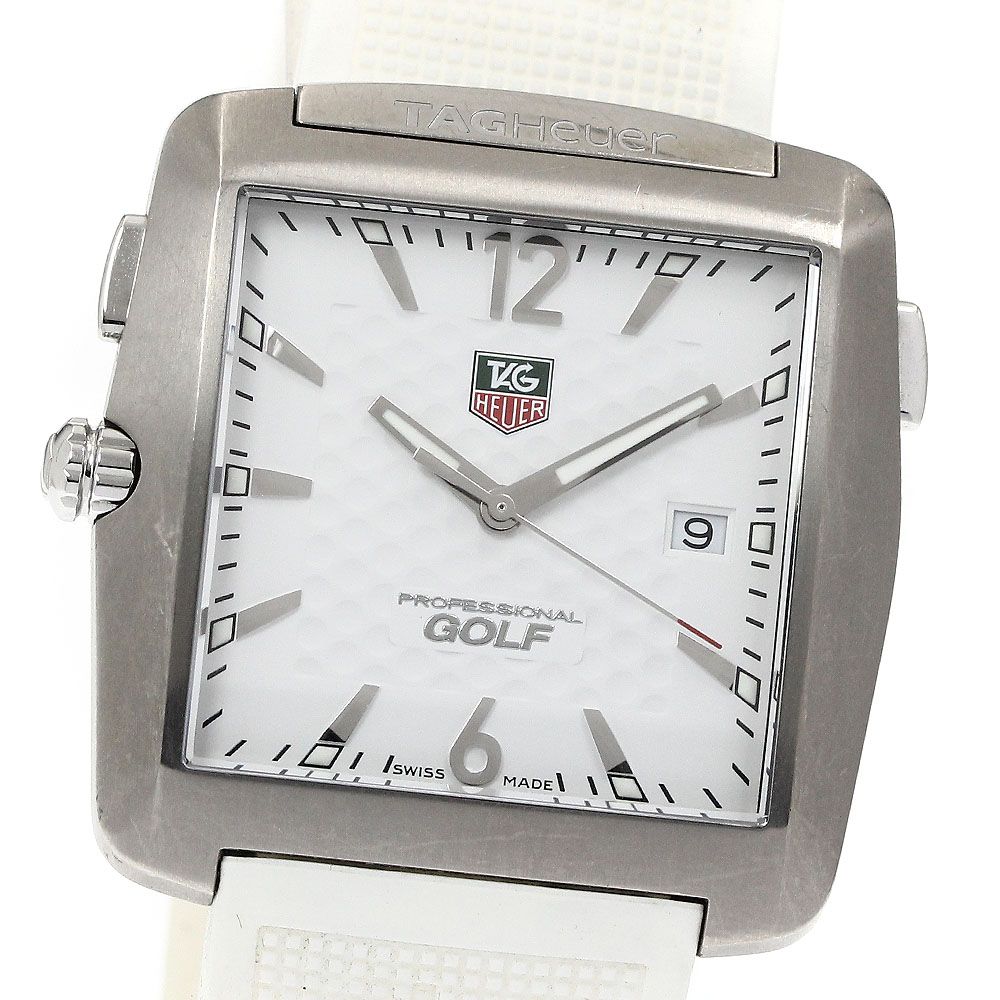 タグホイヤー TAG HEUER WAE1112 プロフェッショナル スポーツ ゴルフウォッチ タイガーウッズ デイト クォーツ メンズ_885360
