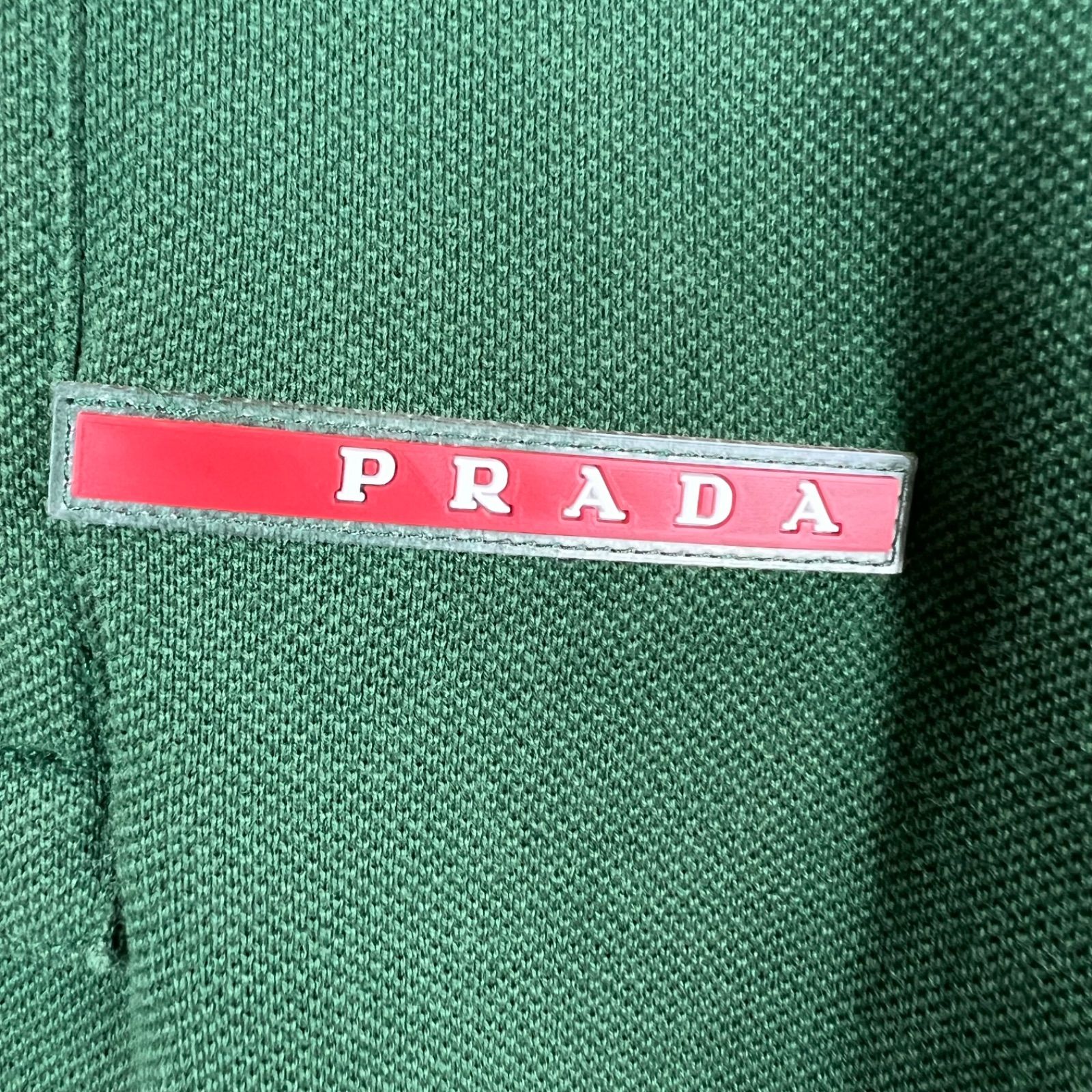 PRADA SPORT rubber logo S/S polo shirt 2018 プラダスポーツ