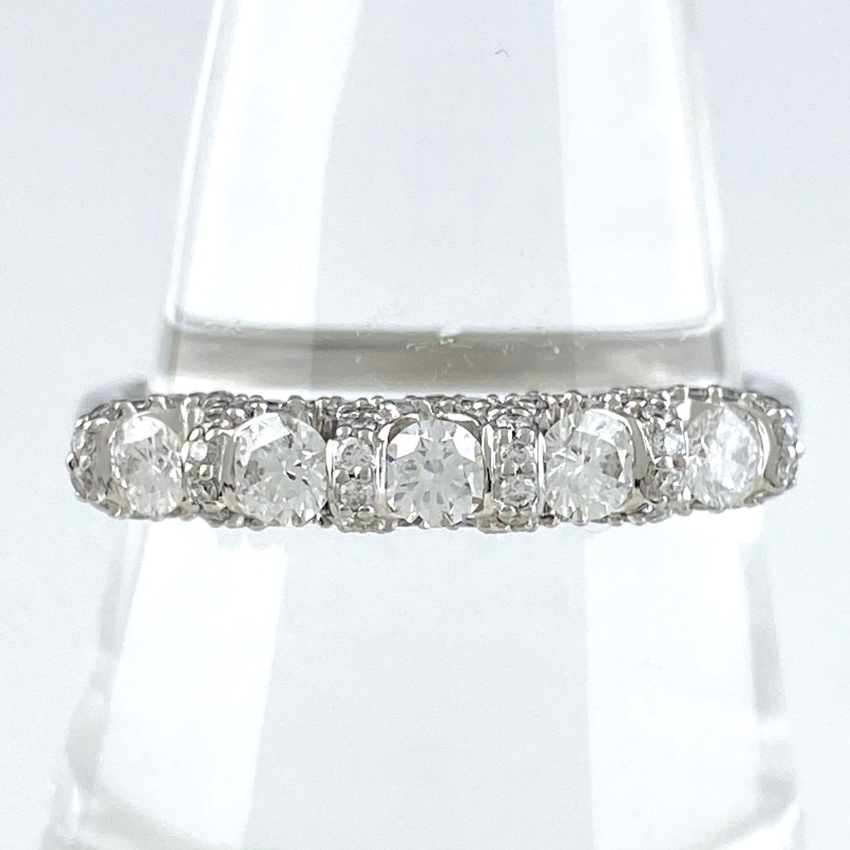 GSTV メレダイヤ デザインリング プラチナ 指輪 リング 18.5号 Pt950  